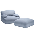 The Luva Modular Ottoman from Herman Miller with the Luva Armchair. all-groups