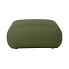 The Luva Modular Ottoman from Herman Miller in Heathered Loden Cozy upholstery.
