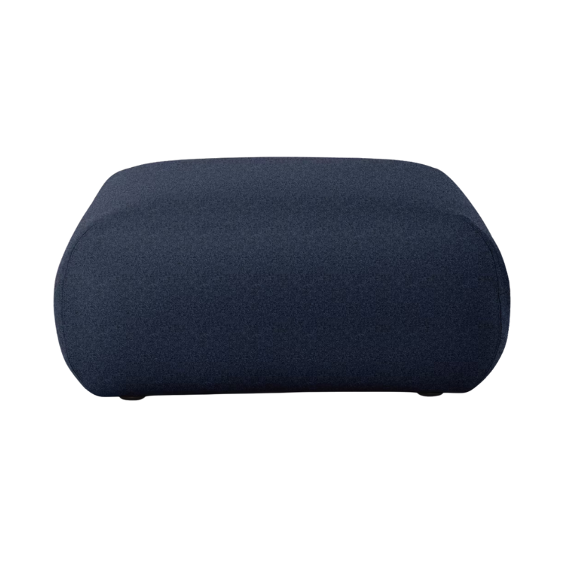 The Luva Modular Ottoman from Herman Miller in Heathered Twilight Cozy upholstery.