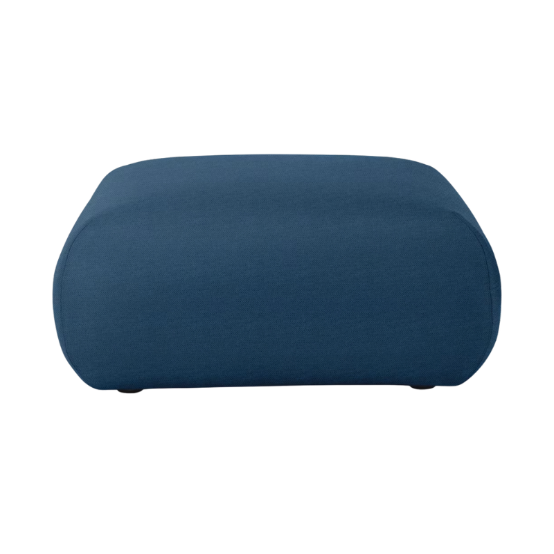 The Luva Modular Ottoman from Herman Miller in Denim Mode upholstery.