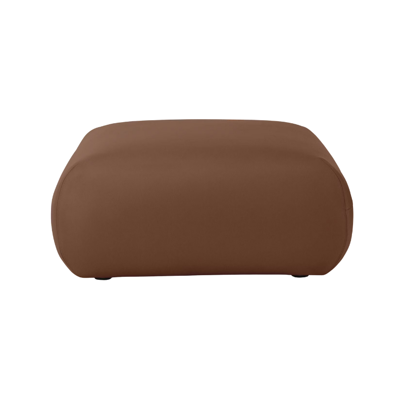 The Leather Luva Modular Ottoman Prone Leather Ledge from Herman Miller.