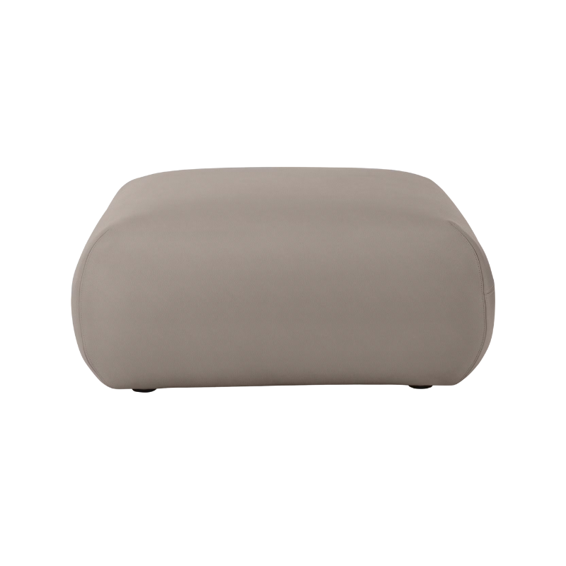 The Leather Luva Modular Ottoman Prone Leather Lute from Herman Miller.