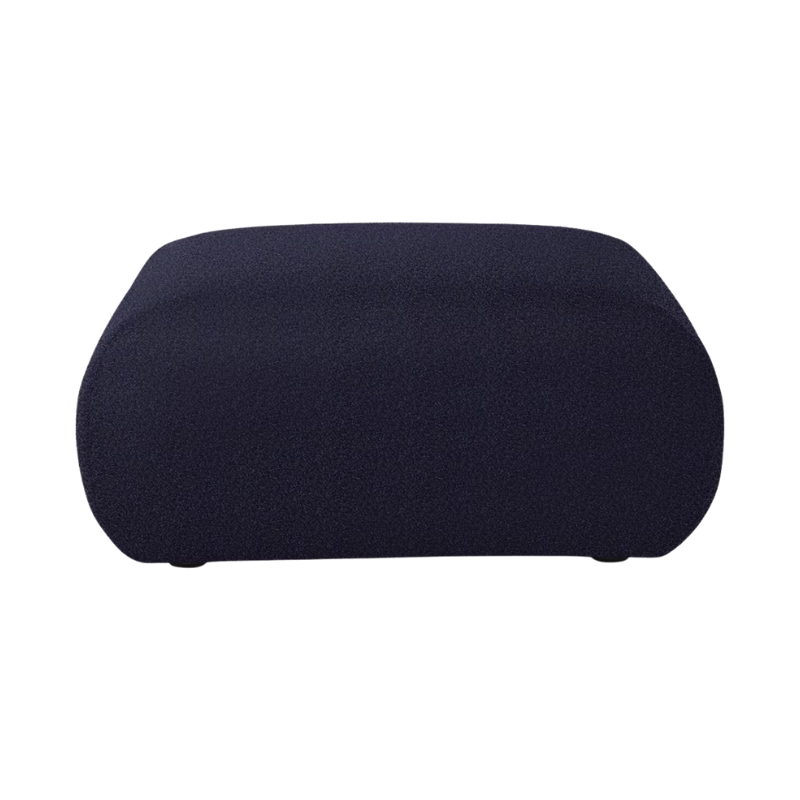 The Luva Modular Ottoman from Herman Miller in Navy Whim upholstery.