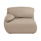 The left Luva Modular Single Seat One Arm from Herman Miller in Basket Mode upholstery.