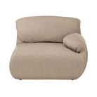 The right Luva Modular Single Seat One Arm from Herman Miller in Basket Mode upholstery.