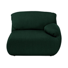 The right Luva Modular Single Seat One Arm from Herman Miller in Outdoors Mode upholstery.