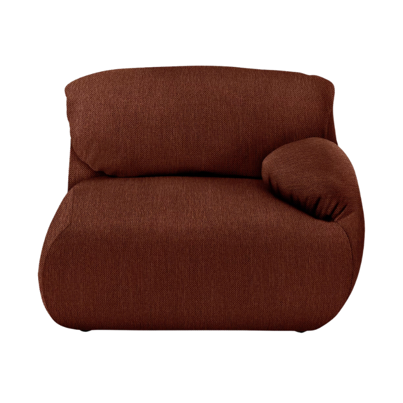 The right Luva Modular Single Seat One Arm from Herman Miller in Pathway Mode upholstery.