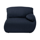 The right Luva Modular Single Seat One Arm from Herman Miller in Society Mode upholstery.