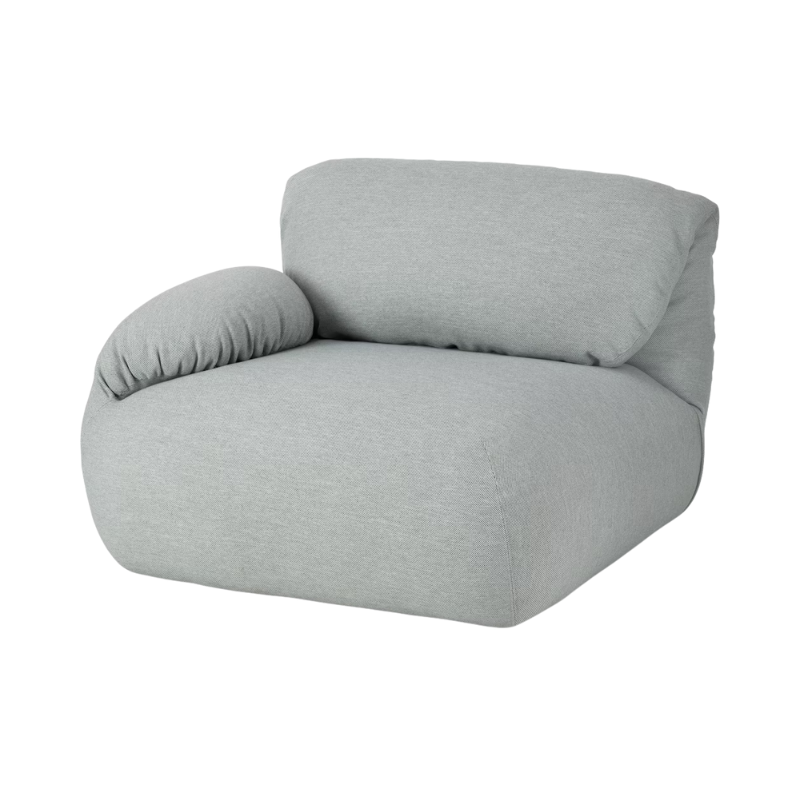 The Luva Modular Single Seat One Arm Mode Surf Right from Herman Miller.