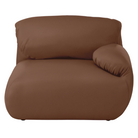 Fold up, down, or reconfigure as you please. The Luva Modular Single Seat with One Arm presents timeless beauty in an inventive form. Created by designer Gabriel Tan, Luva is a case study for probing at the intersections of art, design, and culture. The chair's elemental form is inspired by the soft-rolled tops of Japanese futons and the padded tactility of a boxing glove from Herman Miller.