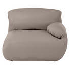 Fold up, down, or reconfigure as you please. The Luva Modular Single Seat with One Arm presents timeless beauty in an inventive form. Created by designer Gabriel Tan, Luva is a case study for probing at the intersections of art, design, and culture. The chair's elemental form is inspired by the soft-rolled tops of Japanese futons and the padded tactility of a boxing glove from Herman Miller.