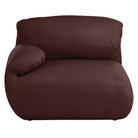 Fold up, down, or reconfigure as you please. The Luva Modular Single Seat with One Arm presents timeless beauty in an inventive form. Created by designer Gabriel Tan, Luva is a case study for probing at the intersections of art, design, and culture. The chair's elemental form is inspired by the soft-rolled tops of Japanese futons and the padded tactility of a boxing glove from Herman Miller