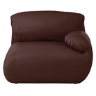 Fold up, down, or reconfigure as you please. The Luva Modular Single Seat with One Arm presents timeless beauty in an inventive form. Created by designer Gabriel Tan, Luva is a case study for probing at the intersections of art, design, and culture. The chair's elemental form is inspired by the soft-rolled tops of Japanese futons and the padded tactility of a boxing glove from Herman Miller.