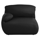 Fold up, down, or reconfigure as you please. The Luva Modular Single Seat with One Arm presents timeless beauty in an inventive form. Created by designer Gabriel Tan, Luva is a case study for probing at the intersections of art, design, and culture. The chair's elemental form is inspired by the soft-rolled tops of Japanese futons and the padded tactility of a boxing glove from Herman Miller.