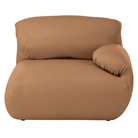 Fold up, down, or reconfigure as you please. The Luva Modular Single Seat with One Arm presents timeless beauty in an inventive form. Created by designer Gabriel Tan, Luva is a case study for probing at the intersections of art, design, and culture. The chair's elemental form is inspired by the soft-rolled tops of Japanese futons and the padded tactility of a boxing glove from Herman Miller.