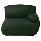 Fold up, down, or reconfigure as you please. The Luva Modular Single Seat with One Arm presents timeless beauty in an inventive form. Created by designer Gabriel Tan, Luva is a case study for probing at the intersections of art, design, and culture. The chair's elemental form is inspired by the soft-rolled tops of Japanese futons and the padded tactility of a boxing glove from Herman Miller.