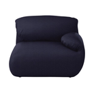 The right Luva Modular Single Seat One Arm from Herman Miller in Navy Whim upholstery.