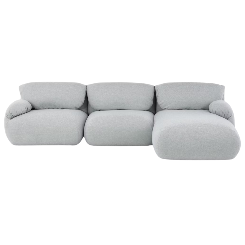 The Luva Modular Three Seater Sectional from Herman Miller from the front.