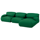 The right Luva Modular Three Seater Sectional from Herman Miller in Celtic Mode upholstery.