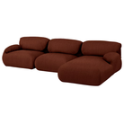 The right Luva Modular Three Seater Sectional from Herman Miller in Pathway Mode upholstery.