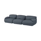 The Luva Modular Three Seater Sofa Beck Letterpress from Herman Miller.