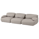 The Luva Three Seater Modular Sofa from Herman Miller in Heathered Rye Grass Cozy upholstery.