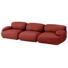 The Luva Three Seater Modular Sofa from Herman Miller in Alder Mode upholstery.