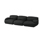The Luva Modular Three Seater Sofa Pebble Weave CInder from Herman Miller.