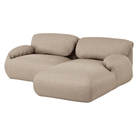 The right Luva Modular Two Seater Sectional from Herman Miller in Basket Mode upholstery.