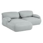 The left Luva Modular Two Seater Sectional from Herman Miller with surf mode upholstery.