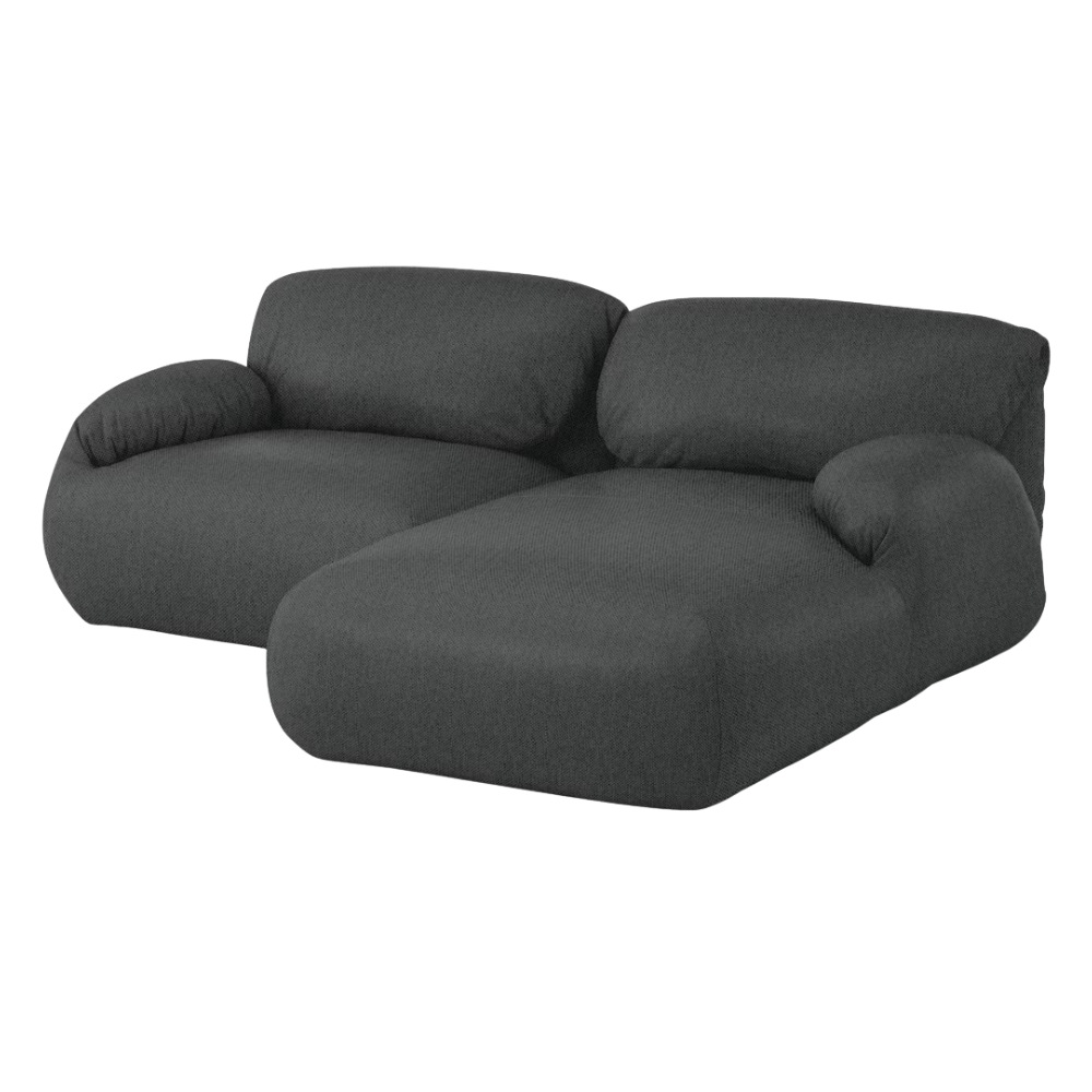 The right Luva Modular Two Seater Sectional from Herman Miller with terra mode upholstery.