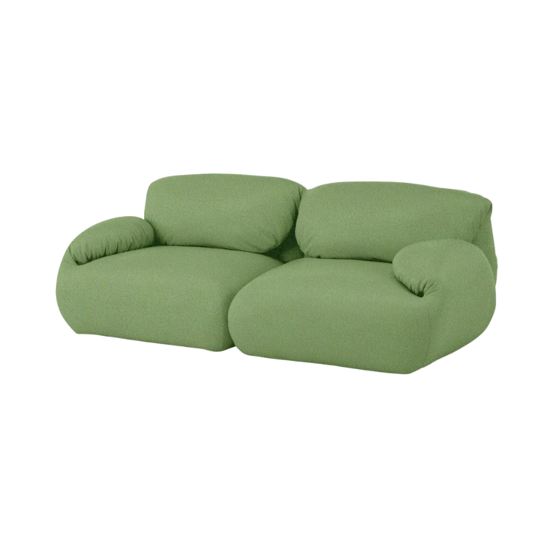 The Luva Modular Two Seater Sofa Beck Katydid from Herman Miller.