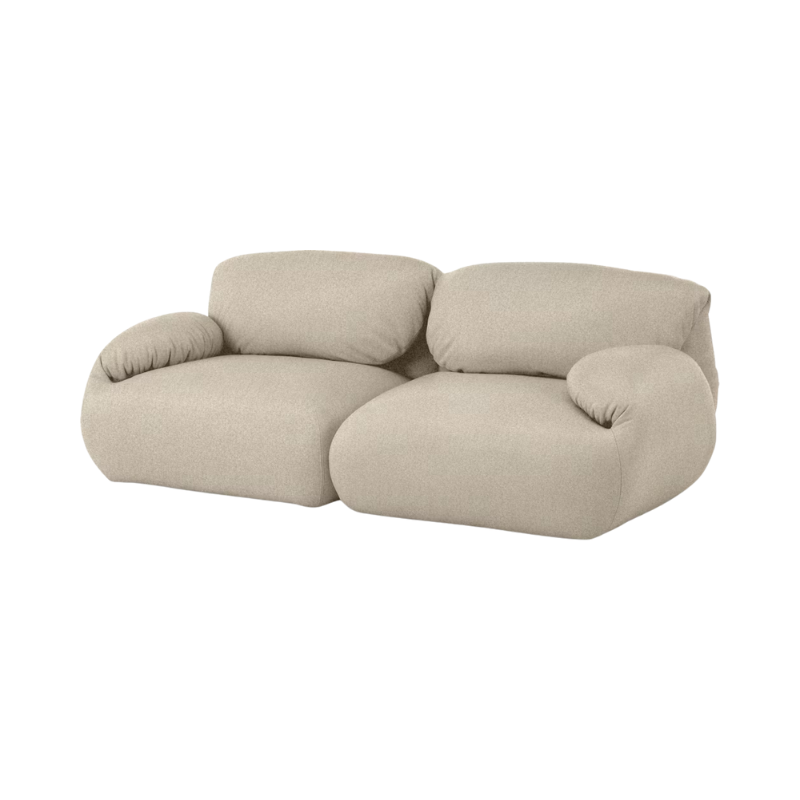 The Luva Modular Two Seater Sofa Beck Patisserie from Herman Miller.