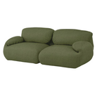 The Luva Modular Two Seater Sofa from Herman Miller in Heathered Loden Cozy upholstery.