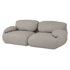 The Luva Modular Two Seater Sofa from Herman Miller in Sycamore Mode upholstery.