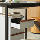 The Mode Desk from Herman Miller in a family space.