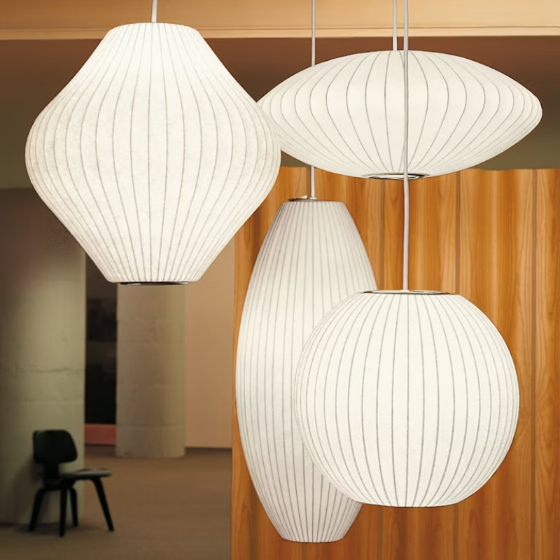 The small Nelson Cigar Bubble Pendant from Herman Miller with a size collection. all-groups