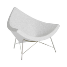 The Nelson Coconut Chair Luce Relic with Chrome Base from Herman Miller.
