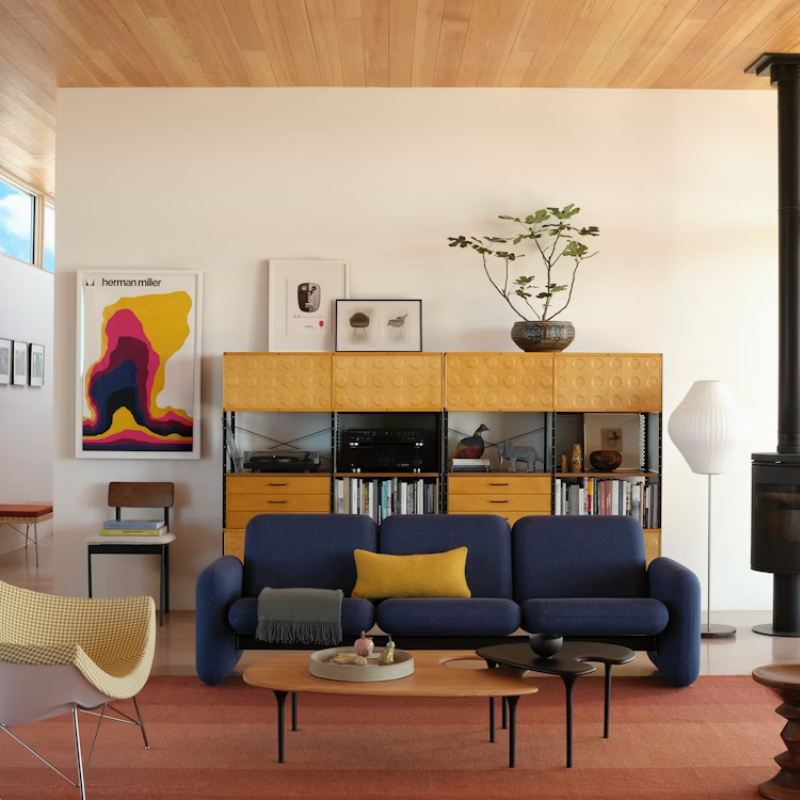 The Nelson Pear Lotus Floor Light from Herman Miller is in the family space. all-groups