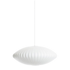 The medium Nelson Saucer Bubble Pendant from Herman Miller.