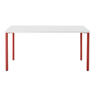 The 30 x 60 OE1 Table from Herman Miller with the canyon frame and studio white laminate table top.