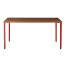 The 30 x 60 OE1 Table from Herman Miller with the canyon frame and walnut veneer table top.