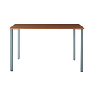 The 18 x 48 OE1 Table from Herman Miller with the glacier frame and walnut veneer table top. 