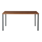 The 30 x 60 OE1 Table from Herman Miller with the graphite frame and walnut veneer table top. 