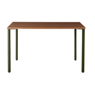 The 24 x 48 OE1 Table from Herman Miller with the olive frame and walnut veneer table top.