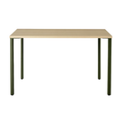 The 24 x 48 OE1 Table from Herman Miller with the olive frame and white ash veneer table top.