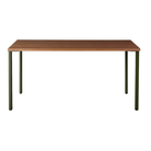 The 30 x 60 OE1 Table from Herman Miller with the olive frame and walnut veneer table top.