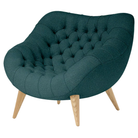 The Rohde Easy Chair from Herman Miller with the appalachian beck upholstery and oak leg finish.