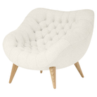 The Rohde Easy Chair from Herman Miller with the brioche luce upholstery and oak leg finish.