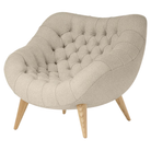 The Rohde Easy Chair from Herman Miller with the patisserie beck upholstery and oak leg finish.